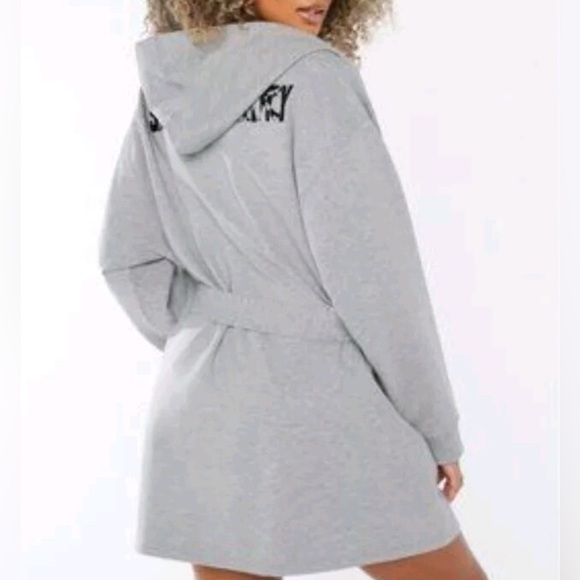 Savage X fenty-Showgirl Logo Hooded Shorr Robe - Picture 3 of 11